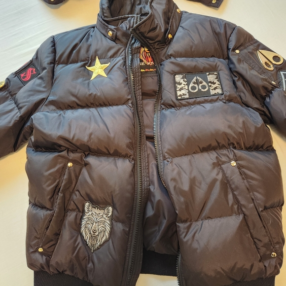 Moose Knuckles Black Bomber Jacket - Picture 3 of 11